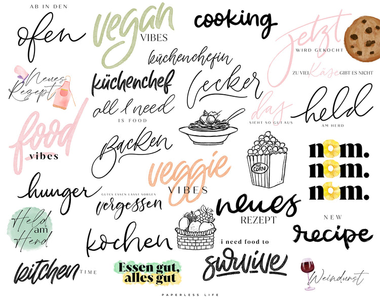 160+ Instagram Story Stickers - 🍩 Food