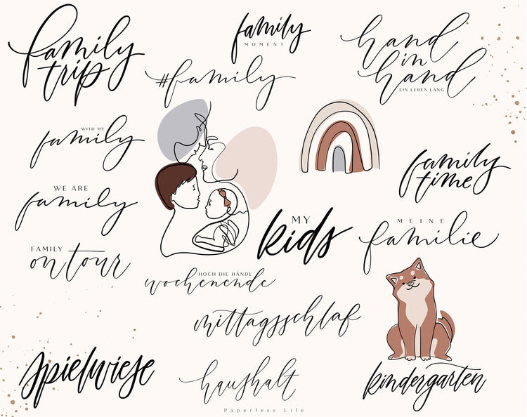 120+ Instagram Story Stickers - 👪 Family