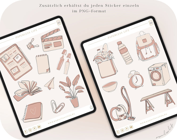 52 Digital Stickers | School's Out