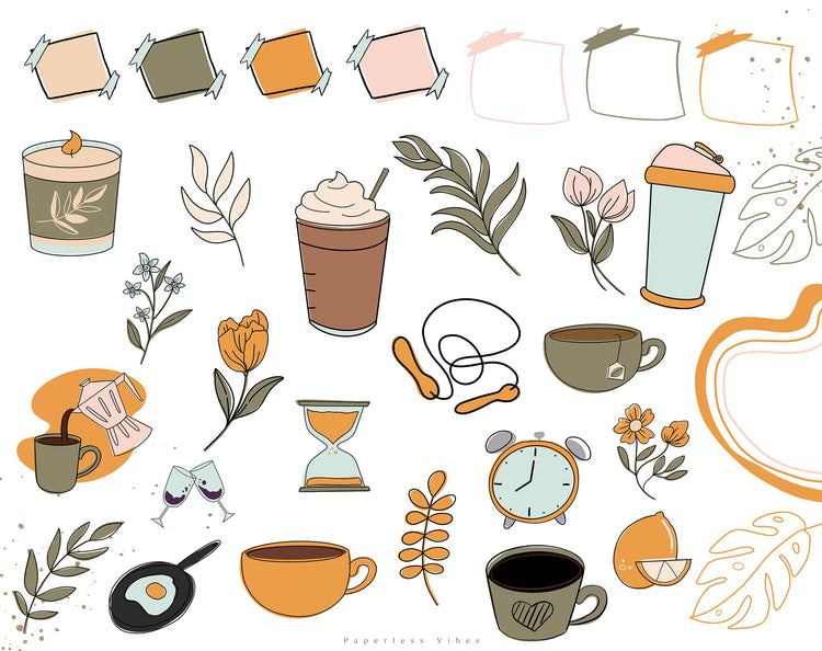 210+ Instagram Story Stickers - ☀️ Basic Set 1