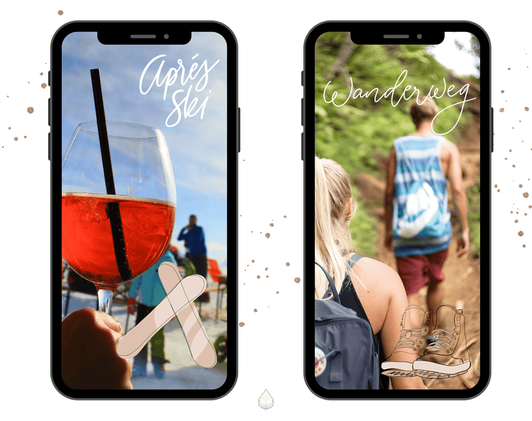 150+ Instagram Story Stickers - ⛰️ Mountains Hiking