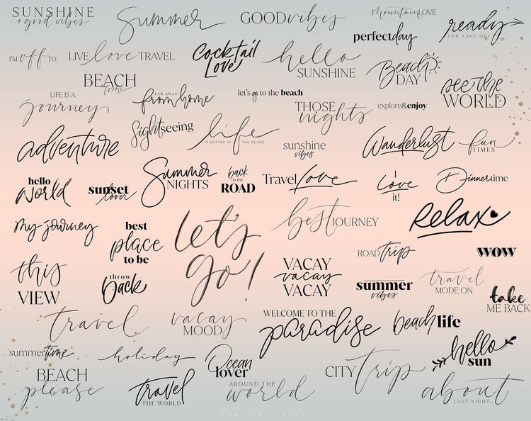 200+ Instagram Story Stickers - ✈️ Vacation Minimal