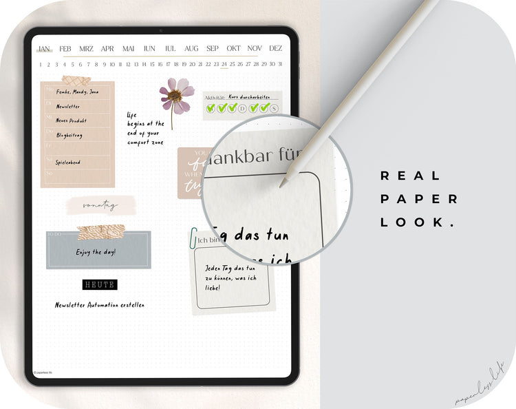75 Digital Stickers | Planning Stickers Basic for Goodnotes and much more