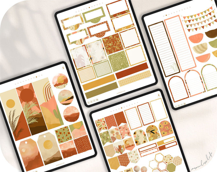 240+ Digital Stickers | Desert