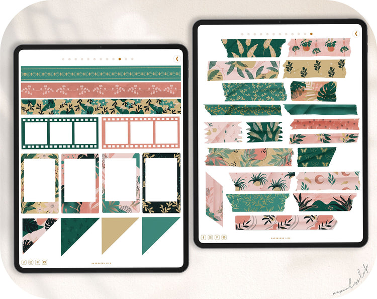 215 Digital Stickers | Boho Botanical