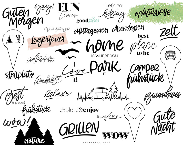 210+ Instagram Story Sticker - 🥾 Camping & Outdoor