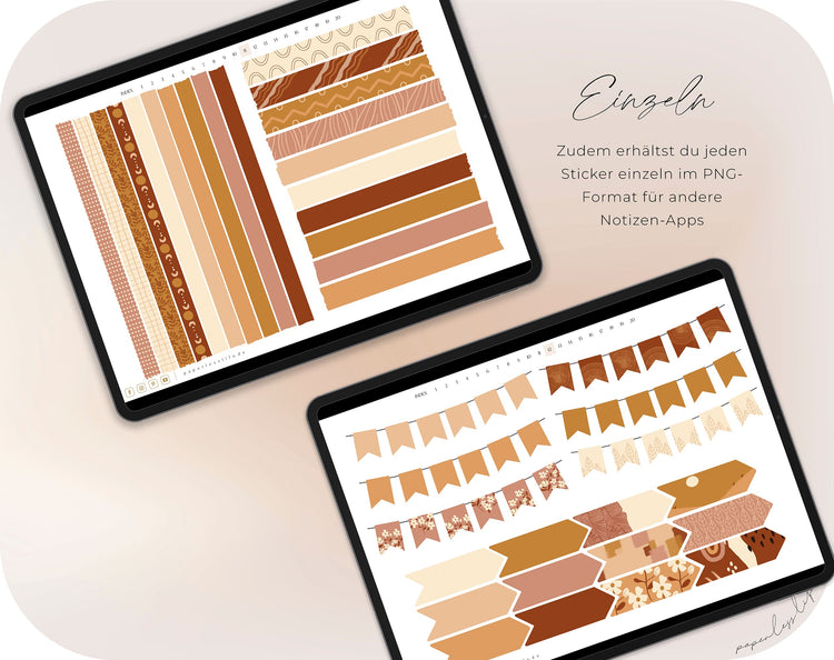 400+ Digital Stickers | Boho vibes