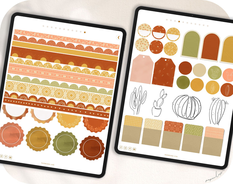 240+ Digital Stickers | Desert