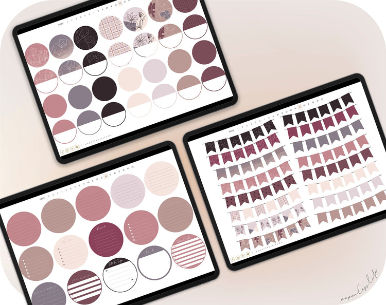 400+ Digital Stickers | Self Love including Goodnotes Sticker Book