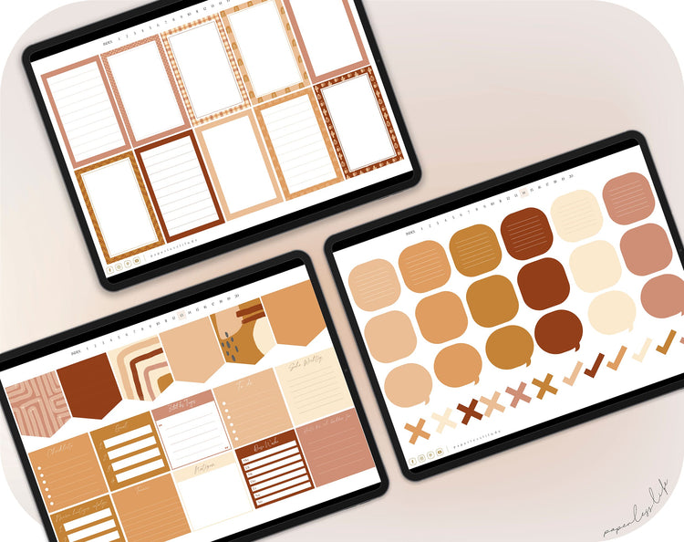 400+ Digital Stickers | Boho vibes