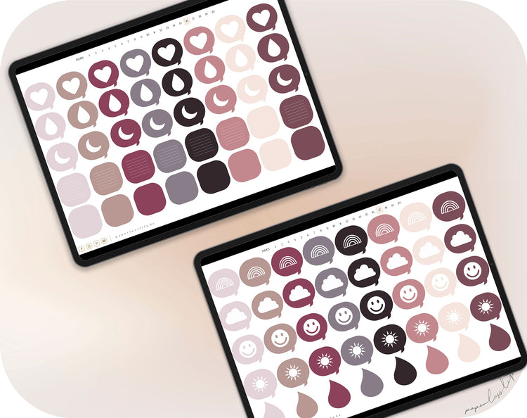 400+ Digital Stickers | Self Love including Goodnotes Sticker Book