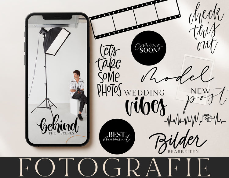 150+ Instagram Story Stickers - 📸 Photography