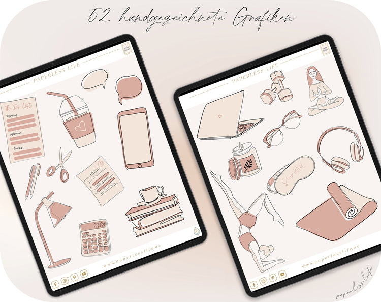 52 Digital Stickers | School's Out