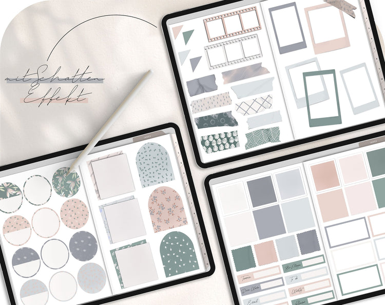 260+ Digital Stickers | School & University Set