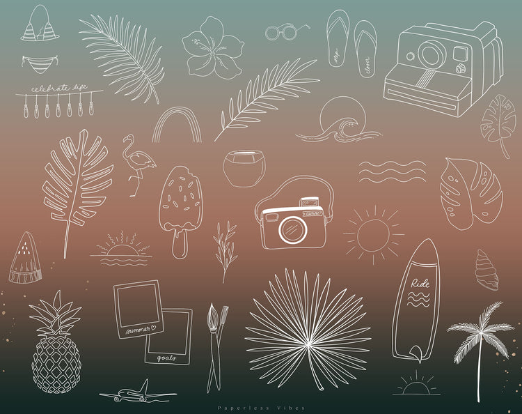 170+ Instagram Story Stickers ☀️ Summer Minimal