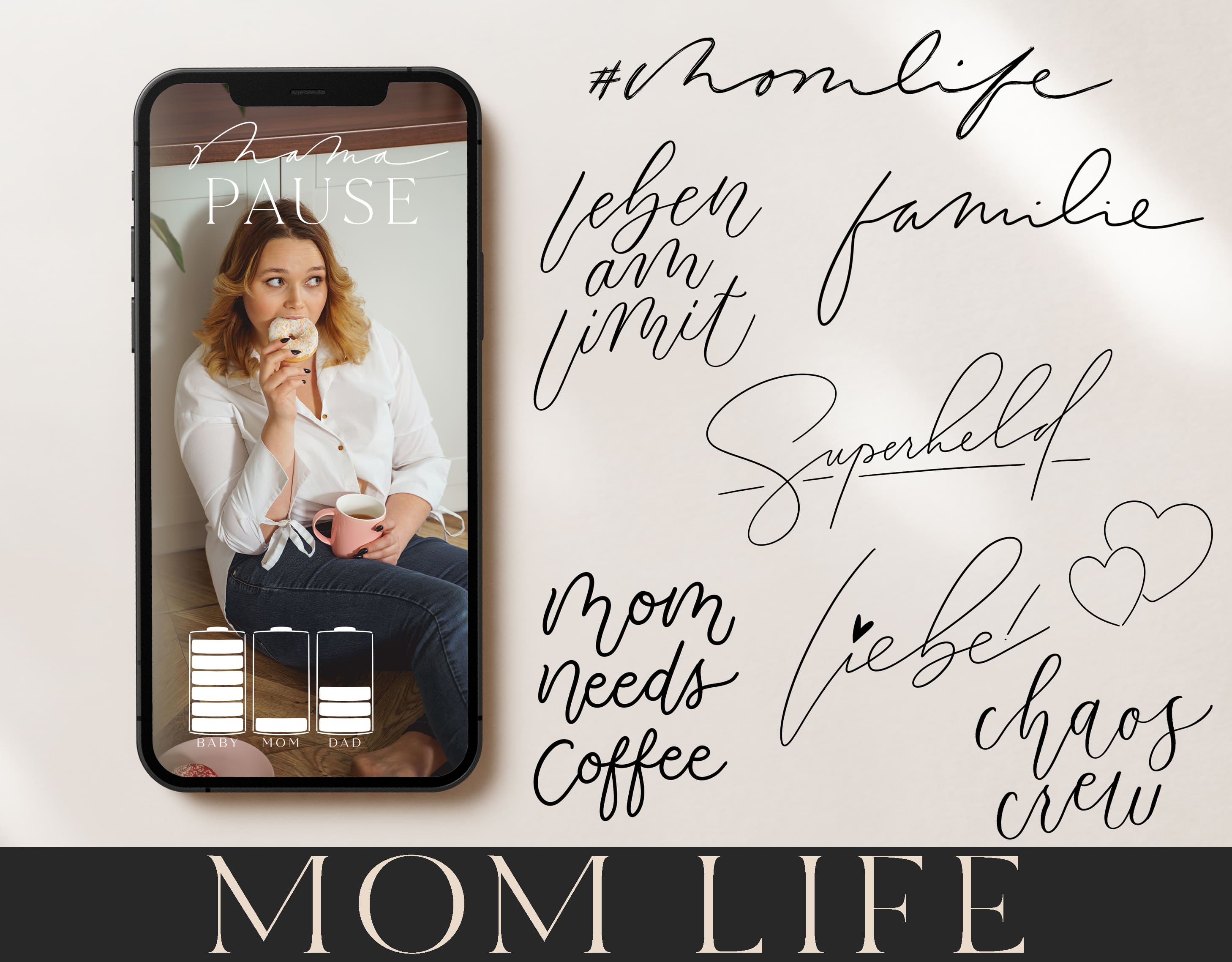 150+ Instagram Story Sticker - 🤰 Mom Life