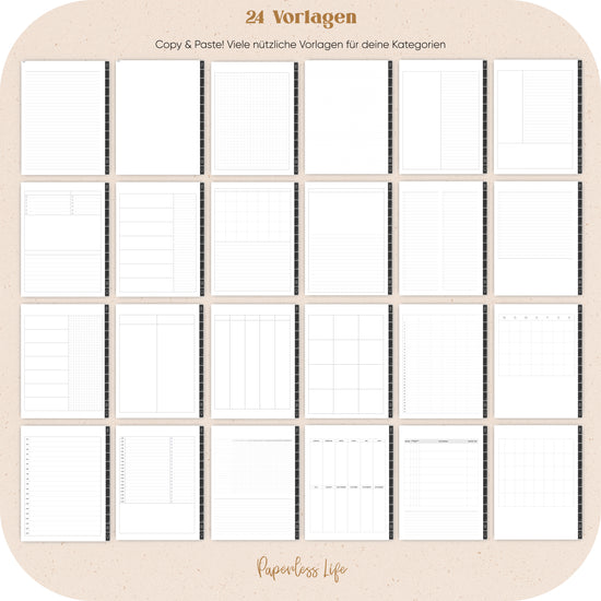 24 Vorlagen