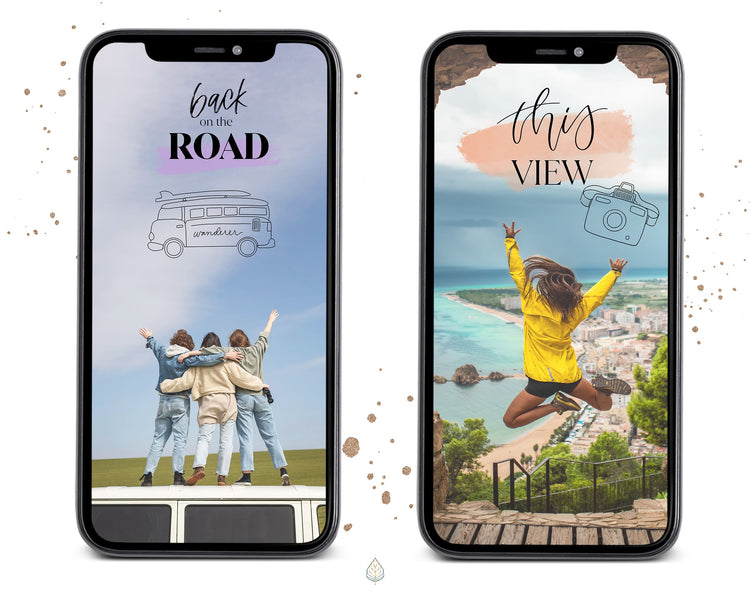 200+ Instagram Story Stickers - ✈️ Vacation Minimal