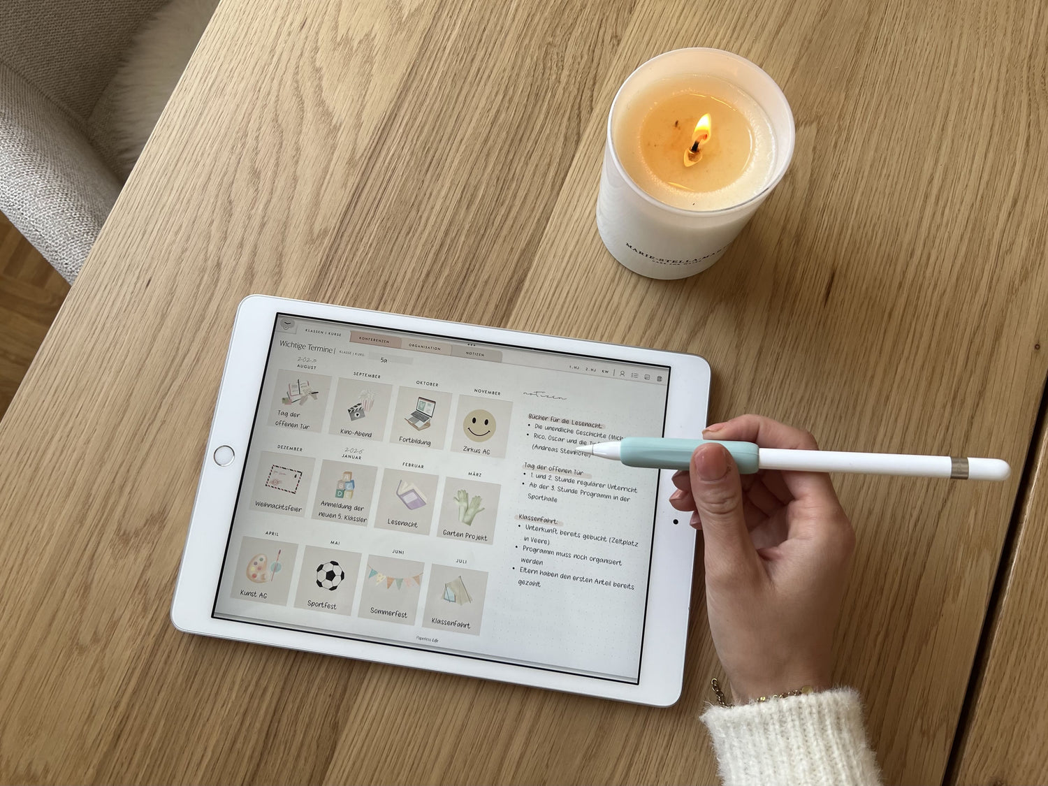 Wie finde ich das richtige Backup für meinen digitalen Lehrerkalender auf dem iPad