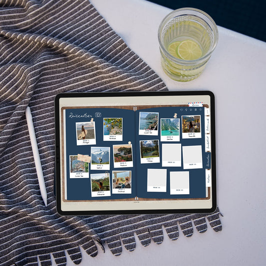 Digitale Reisetagebücher für Urlaub, Camping & Vanlife