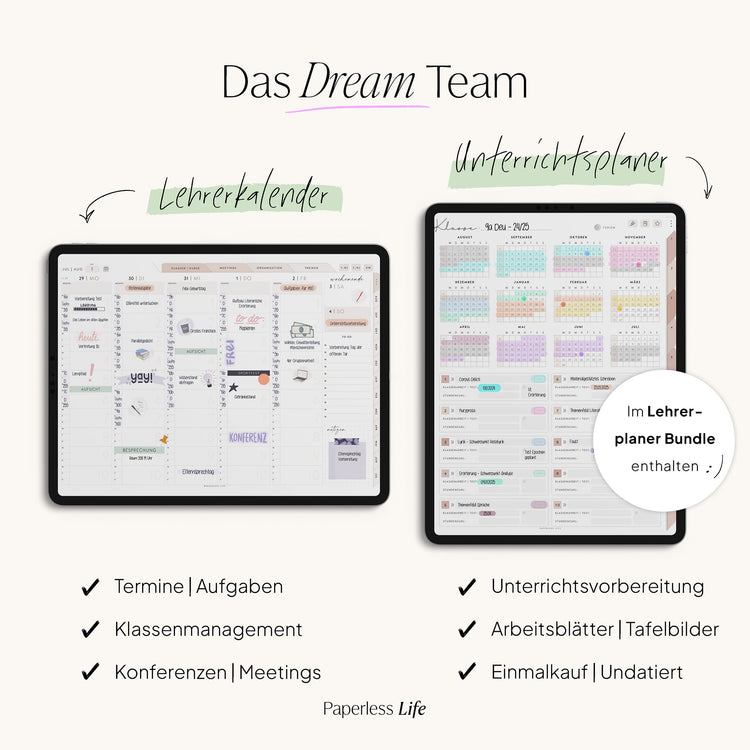 Digitaler Lehrerkalender Grundschule 24/25 "Der Gamechanger" - für GoodNotes & Co.