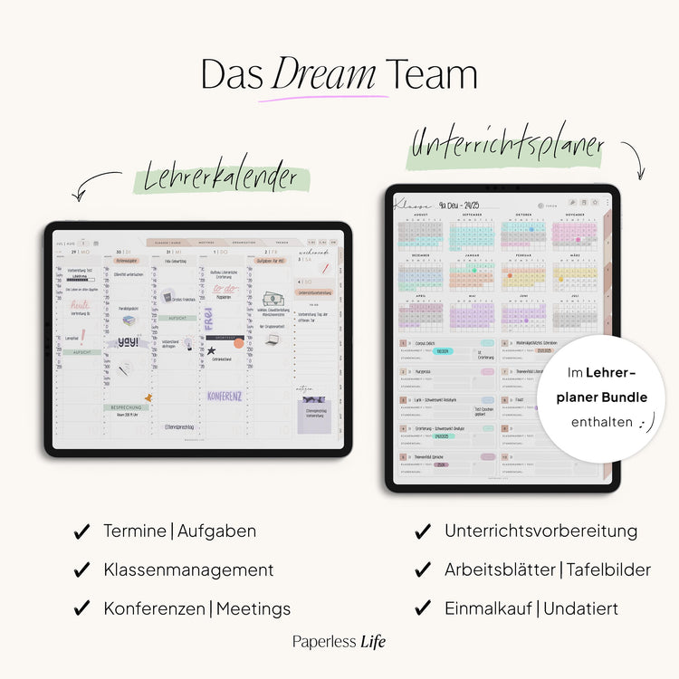 Digitaler Lehrerkalender 24/25 "Der Gamechanger" - für GoodNotes & Co.