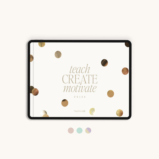 Digital Teacher Calendar Primary School 25/26 "The Gamechanger"