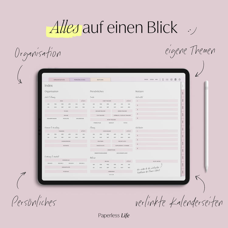 Digitaler Planer 2025 | Der Gamechanger