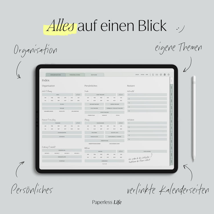 Digitaler Planer 2025 | Der Gamechanger