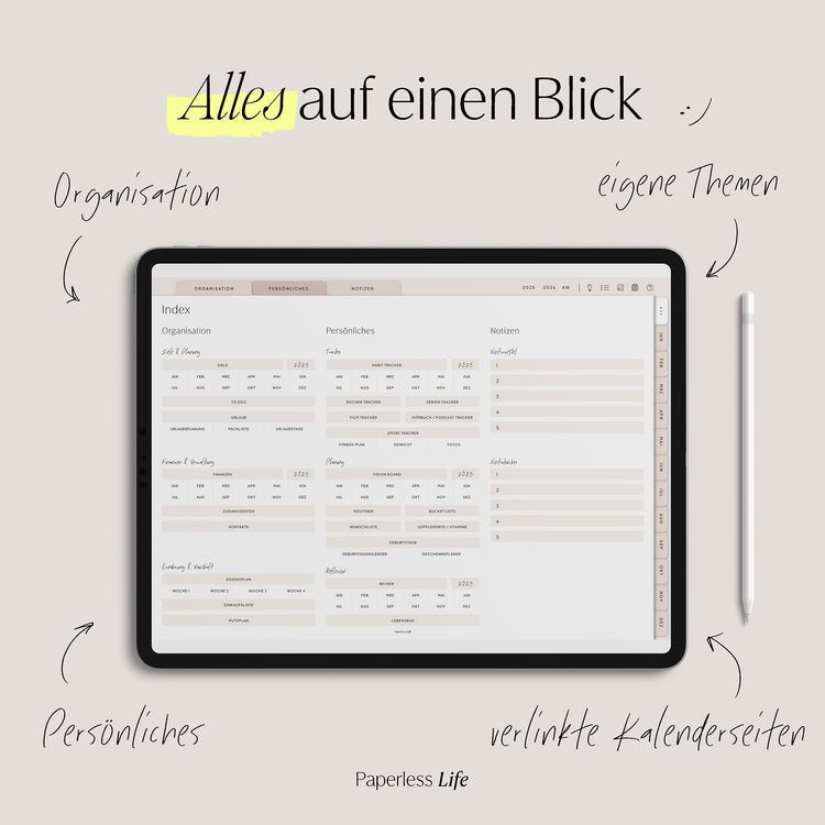 Digitaler Planer 2025 | Der Gamechanger