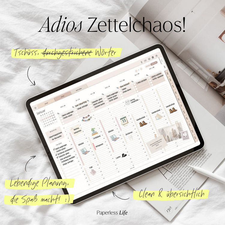 Digitaler Planer 2025 | Der Minimalist