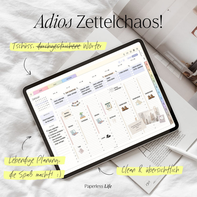 Digitaler Planer 2025 | Der Minimalist