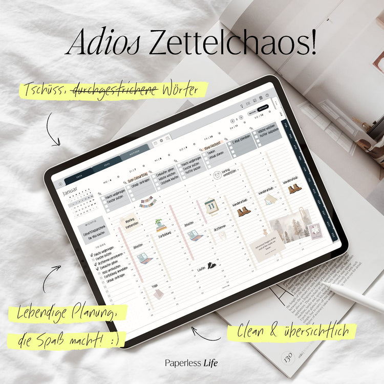 Digitaler Planer 2025 | Der Minimalist