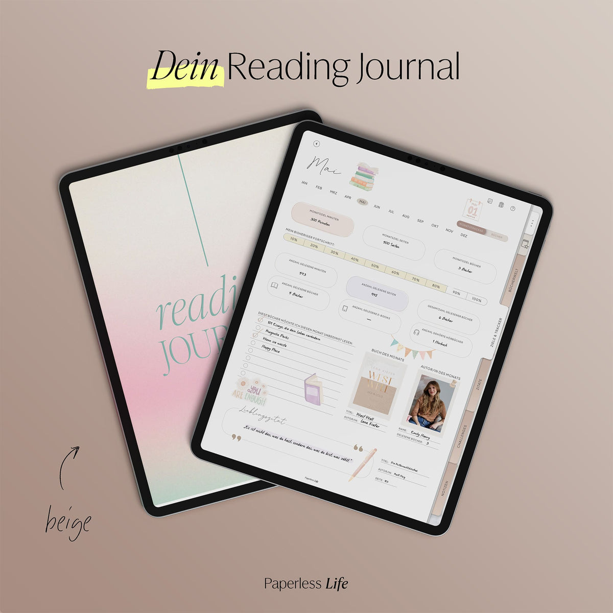Digitales Reading Journal