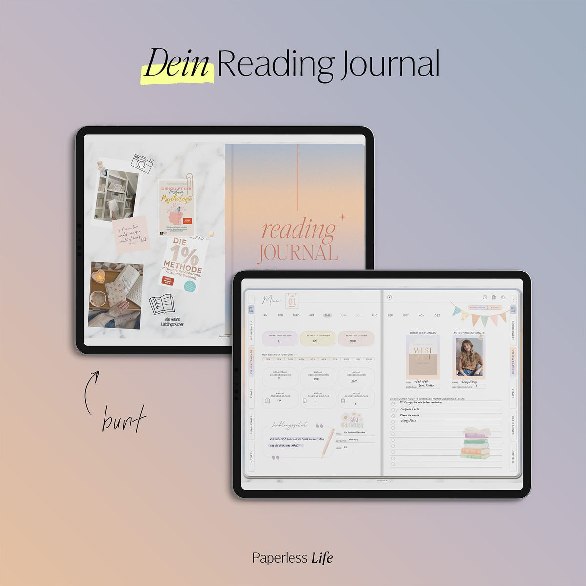 Digitales Reading Journal