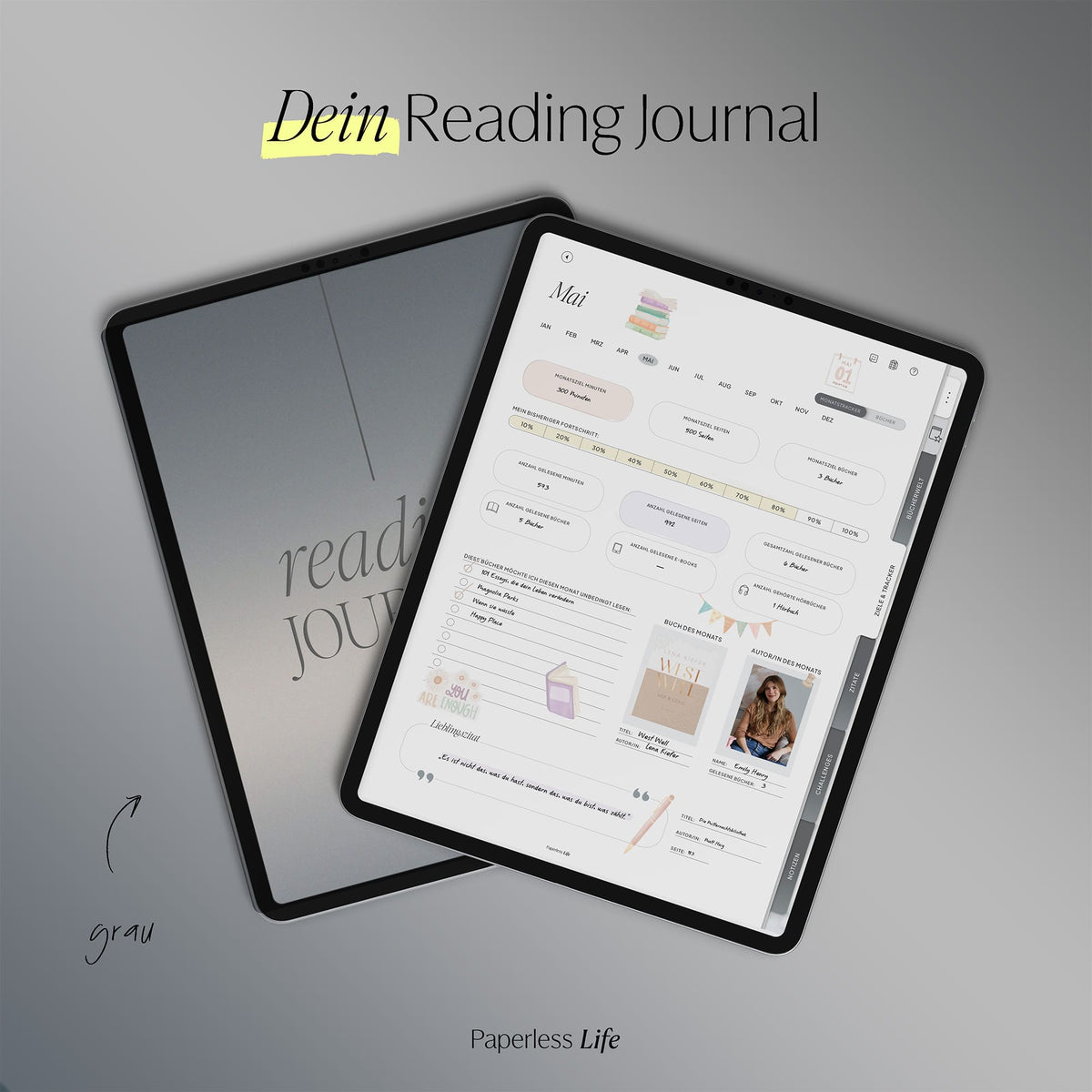 Digitales Reading Journal