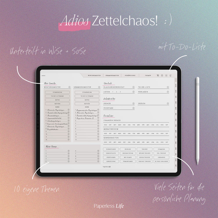 Digitaler Studienplaner 2024/25 "Study-Buddy"