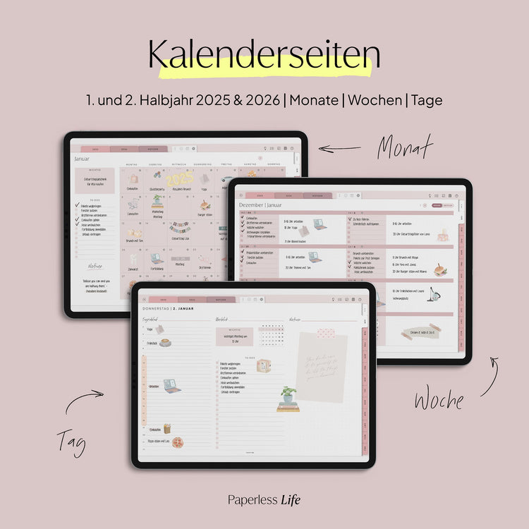 Digitaler Planer 2025 | Der Minimalist