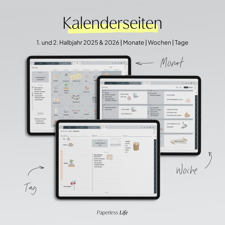 Digitaler Planer 2025 | Der Minimalist