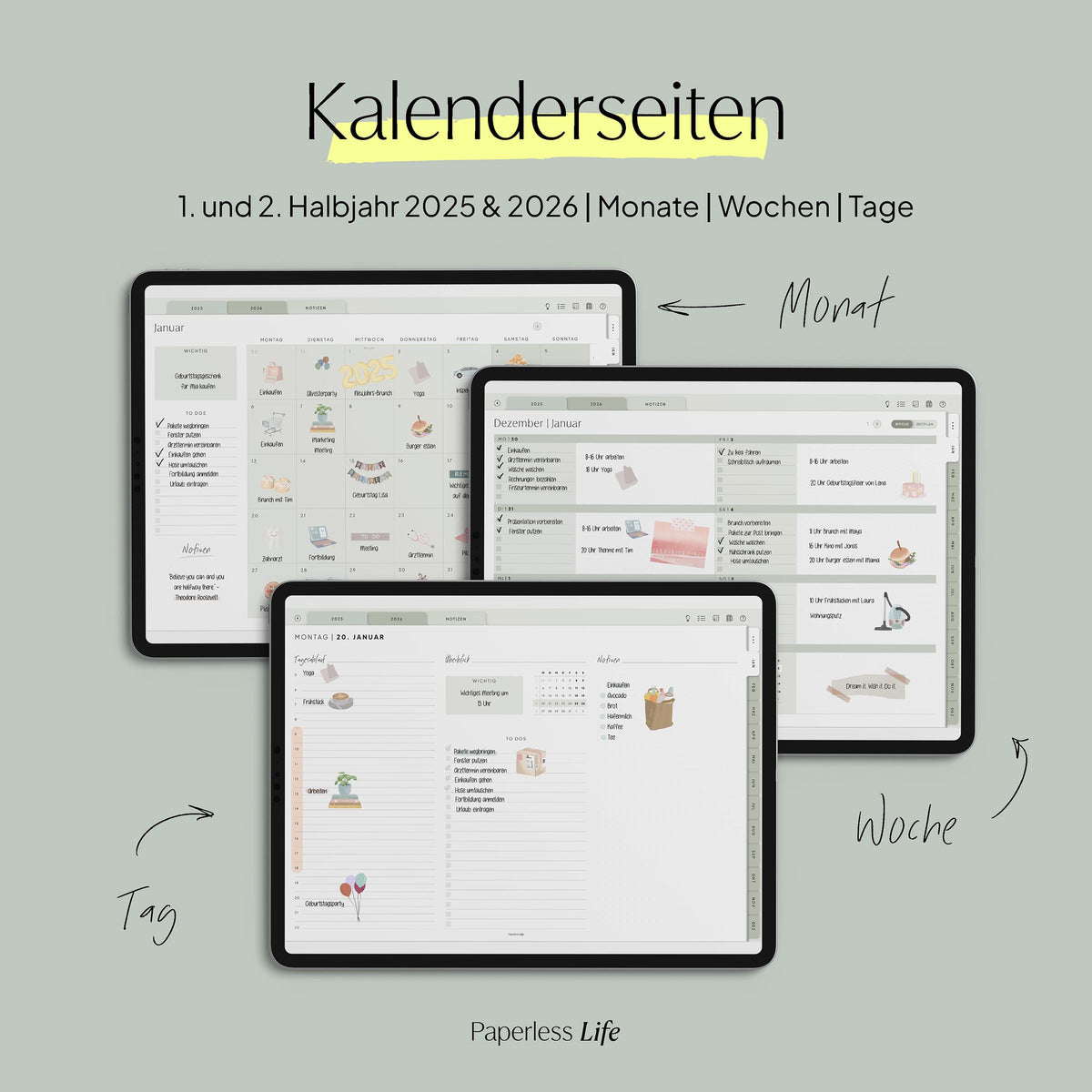 Digitaler Planer 2025 | Der Minimalist