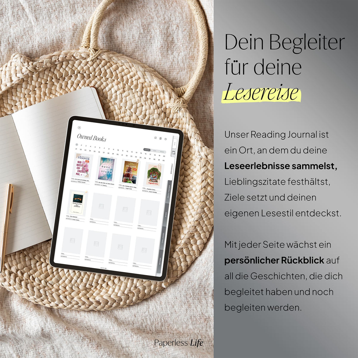 Digitales Reading Journal