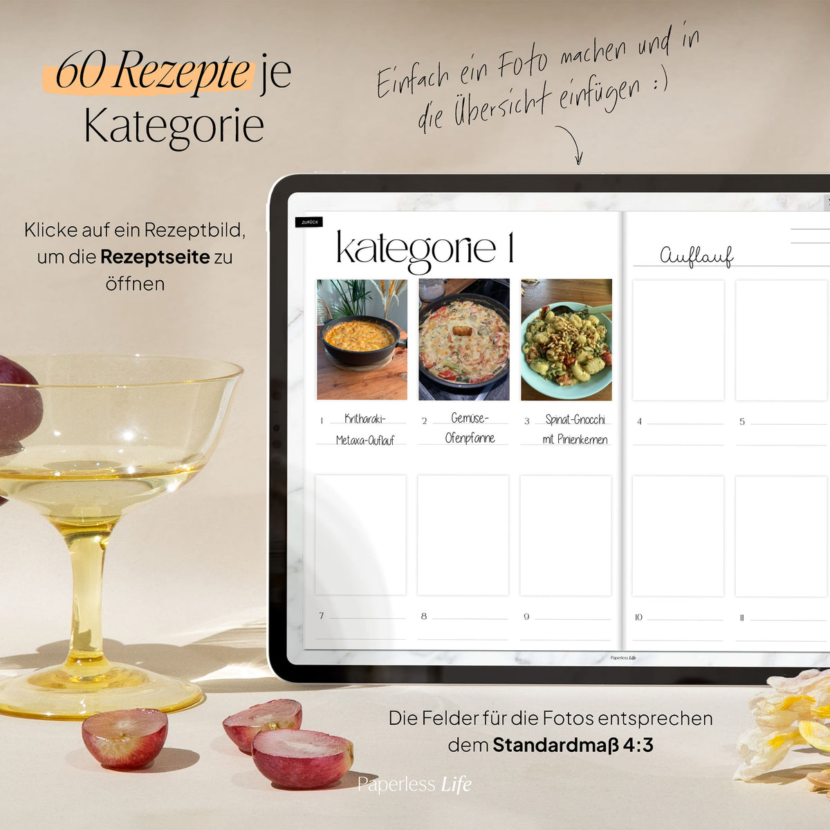 Digitales Rezeptbuch