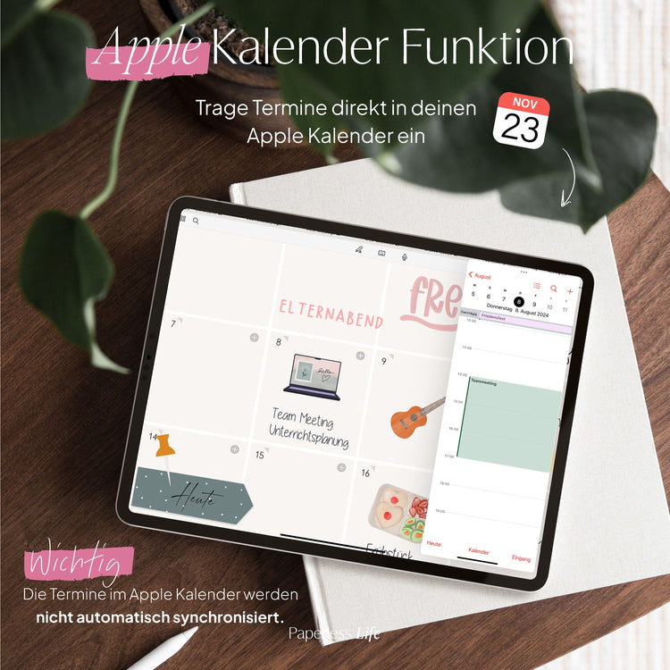 Digitaler Lehrerkalender Grundschule 24/25 "Der Gamechanger" - für GoodNotes & Co.