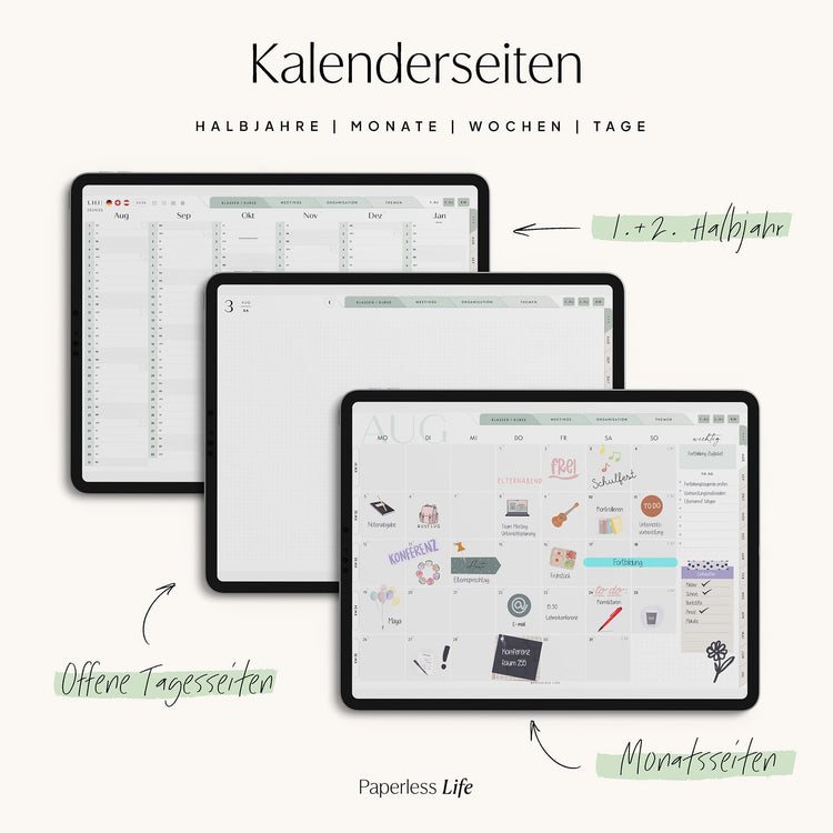 Digitaler Lehrerkalender 24/25 "Der Gamechanger" - für GoodNotes & Co.