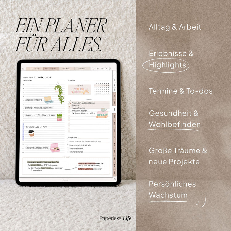 Digitaler Planer 2027 | Der Gamechanger