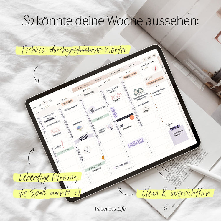 Digitaler Lehrerkalender 24/25 "Der Gamechanger" - für GoodNotes & Co.