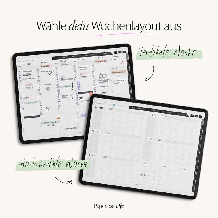 Digitaler Lehrerkalender 24/25 "Der Gamechanger" - für GoodNotes & Co.