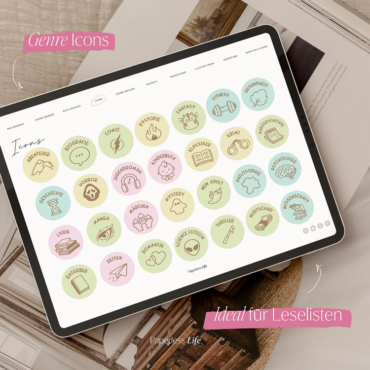 Reading Journal Sticker