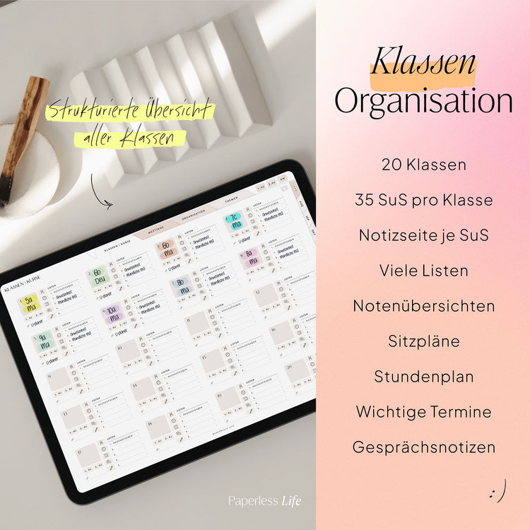 Digitaler Lehrerkalender 24/25 "Der Gamechanger" - für GoodNotes & Co.