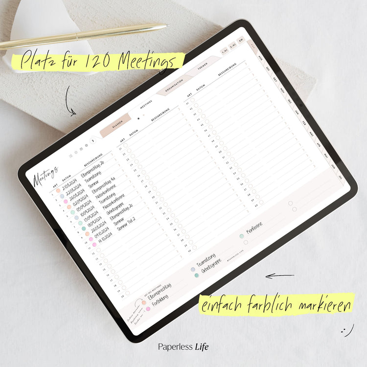 Digitaler Lehrerkalender Grundschule 24/25 "Der Gamechanger" - für GoodNotes & Co.